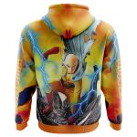 Trippy Power Saitama One Punch Man Hoodie - Image 3