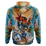 Trippy Rohan Kishibe Heaven's Door Jojo's Bizarre Adventure Hoodie - Image 2