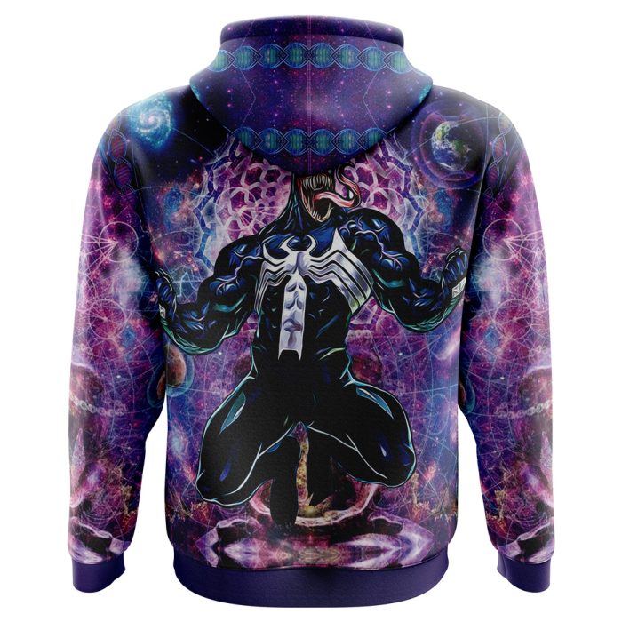 Trippy Venom Marvel Hoodie - Image 3
