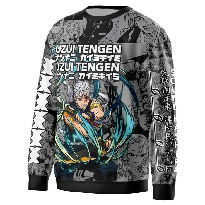 Tengen Uzui Manga Collage Demon Slayer Streetwear Sweatshirt - Image 2