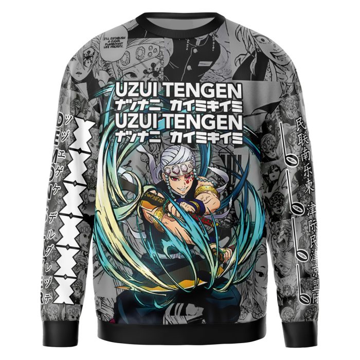Tengen Uzui Manga Collage Demon Slayer Streetwear Sweatshirt - Image 1