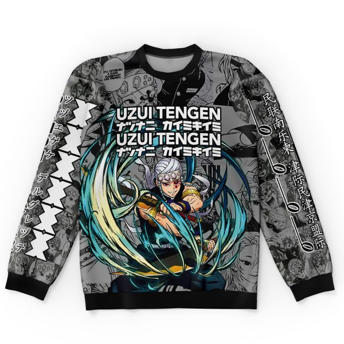 Tengen Uzui Manga Collage Demon Slayer Streetwear Sweatshirt - Image 4