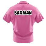 Vegeta Badman Pink Dragon Ball Z Button Up Hawaiian Shirt - Image 3
