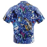 Water Type Pokemon Pokemon Button Up Hawaiian Shirt - Image 2