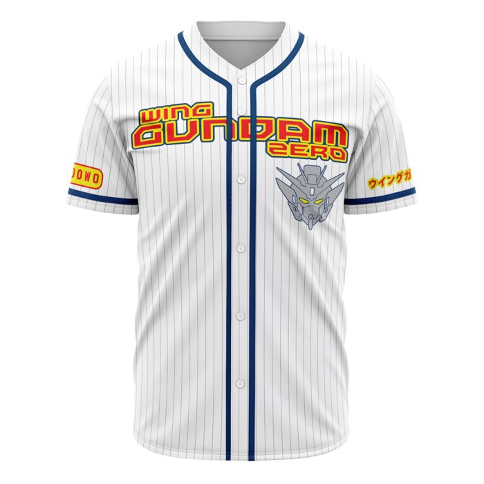 Wing Zero Gundam Baseball Jersey - Image 1