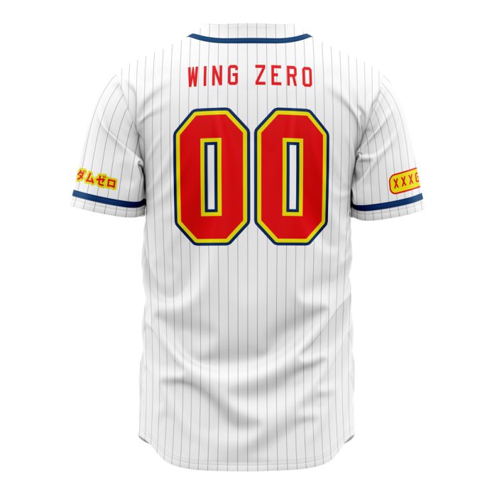 Wing Zero Gundam Baseball Jersey - Image 2