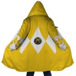 Yellow Ranger Mighty Morphin Power Rangers Hooded Cloak Coat - Image 7