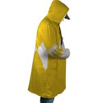 Yellow Ranger Mighty Morphin Power Rangers Hooded Cloak Coat - Image 3