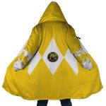 Yellow Ranger Mighty Morphin Power Rangers Hooded Cloak Coat