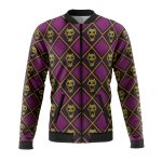 Yoshikage Kira Killer Queen Jojo's Bizarre Adventure Fleece Bomber Jacket