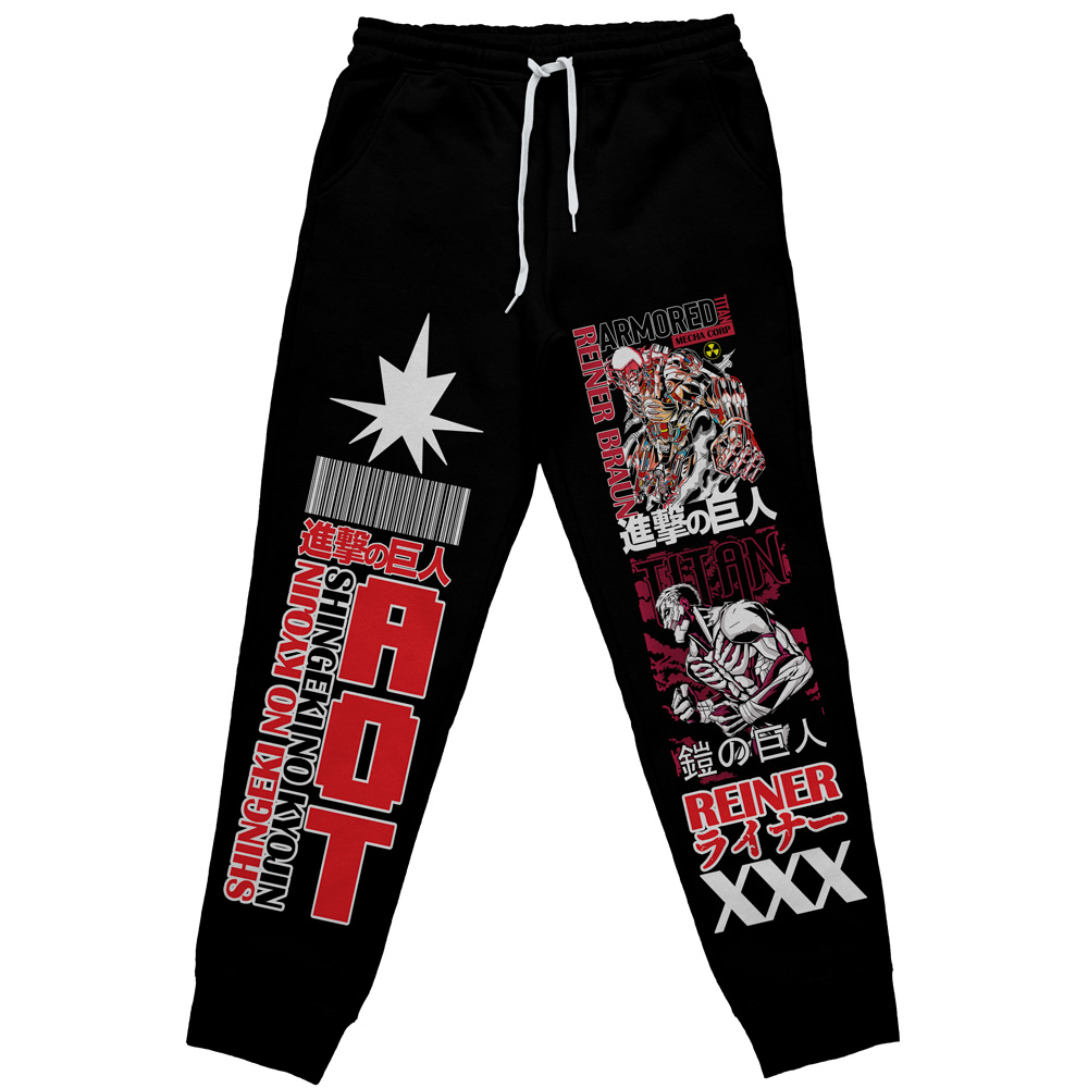 Armored Titan Attack on Titan Streetwear Sweatpants Armored Titan Attack on Titan Streetwear Sweatpants - Image 1