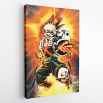 Blazing Bakugo My Hero Academia Vertical Canvas Print Wall Art - Image 2