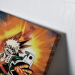 Blazing Bakugo My Hero Academia Vertical Canvas Print Wall Art - Image 3