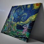 Game of Thrones Starry Night Braavos Canvas Print Wall Art - Image 3