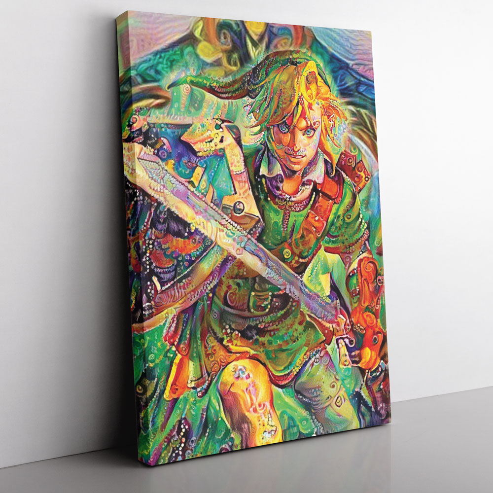 Link Legend of Zelda Canvas Print Wall Art Link Legend of Zelda Canvas Print Wall Art - Image 1