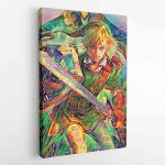 Link Legend of Zelda Canvas Print Wall Art - Image 2