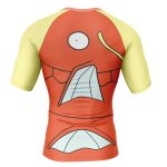 Magikarp face Pokemon Short Sleeve Rash Guard Compression Shirt - Image 2
