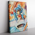 Nausicaa of the Valley of the Wind Studio Ghibli Canvas Print Wall Art