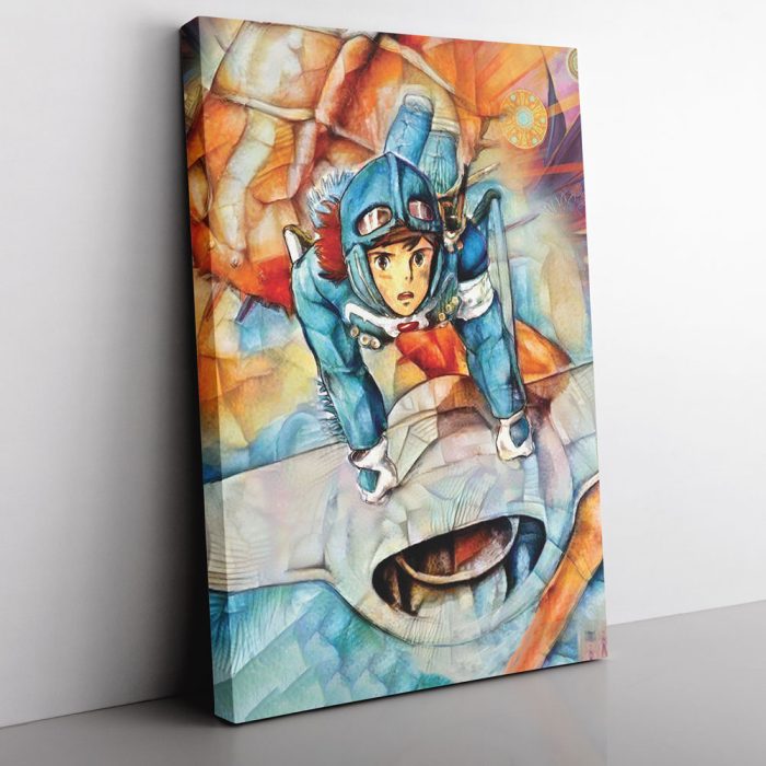 Nausicaa of the Valley of the Wind Studio Ghibli Canvas Print Wall Art ...