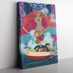 Ponyo Studio Ghibli Canvas Print Wall Art