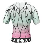 Shinobu Kocho Demon Slayer Short Sleeve Rash Guard Compression Shirt - Image 2