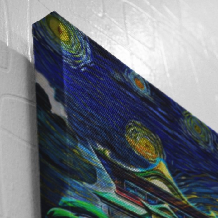 Spirited Away Starry Night Studio Ghibli Canvas Print Wall Art - Image 3