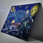Starry Night Venom Canvas Print Wall Art - Image 2