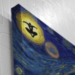 Starry Night Venom Canvas Print Wall Art - Image 4