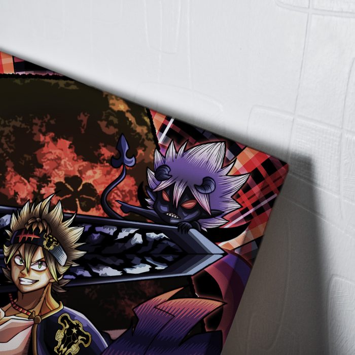Trippy Asta x Liebe Black Clover Canvas Print Wall Art - Image 3