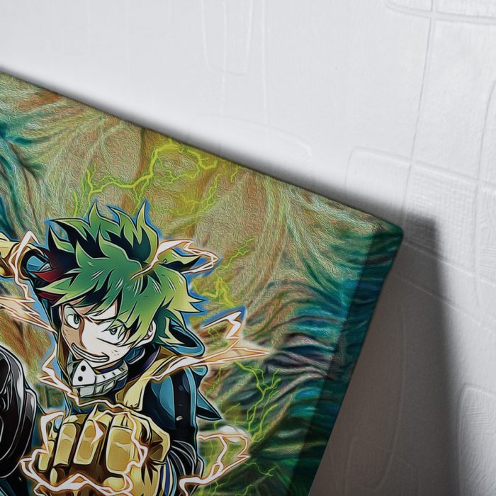 Trippy Deku My Hero Academia Canvas Print Wall Art - Image 3
