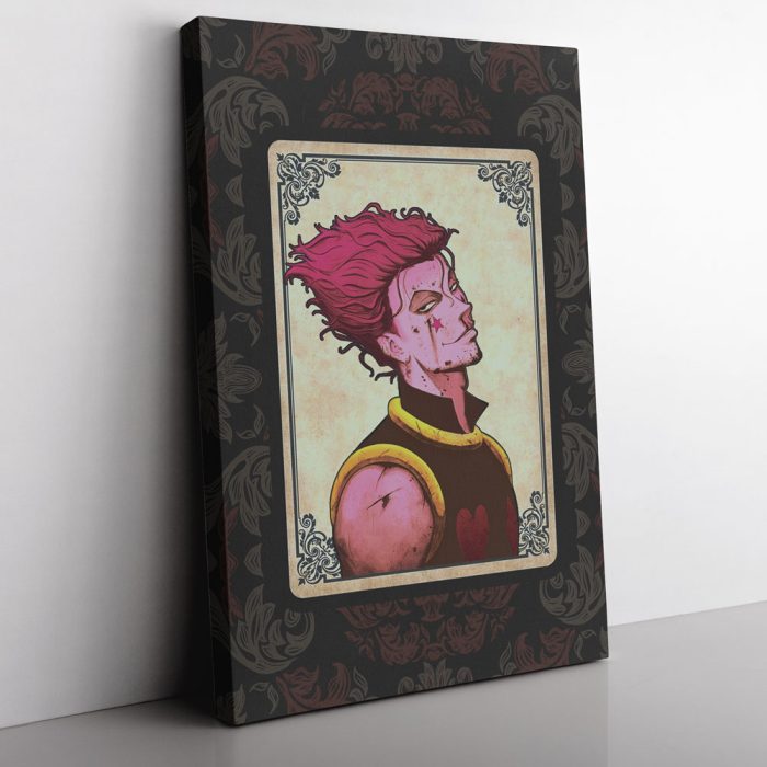 Trippy Hypnotic Eye Hisoka Hunter X Hunter Canvas Print Wall Art - Image 1