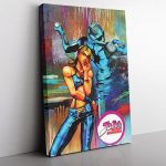 Trippy Jolyne Cujoh Stone Ocean Jojo's Bizarre Adventure Canvas Print Wall Art