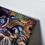 Trippy Jotaro Kujo JoJo's Bizarre Adventure Canvas Print Wall Art - Image 3