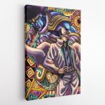 Trippy Jotaro Kujo JoJo's Bizarre Adventure Canvas Print Wall Art - Image 2