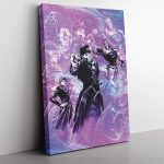 Trippy Lucid Stardust Crusaders Jojo's Bizarre Adventure Canvas Print Wall Art