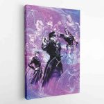 Trippy Lucid Stardust Crusaders Jojo's Bizarre Adventure Canvas Print Wall Art - Image 2