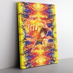 Trippy Luffy One Piece Canvas Print Wall Art
