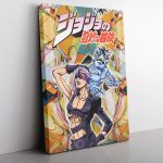 Trippy Melone Babyhead Jojo's Bizarre Adventure Canvas Print Wall Art