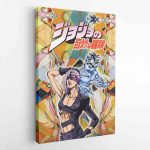 Trippy Melone Babyhead Jojo's Bizarre Adventure Canvas Print Wall Art - Image 2