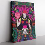 Trippy Mystic Faces Hisoka Hunter X Hunter Canvas Print Wall Art