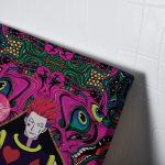 Trippy Mystic Faces Hisoka Hunter X Hunter Canvas Print Wall Art - Image 3
