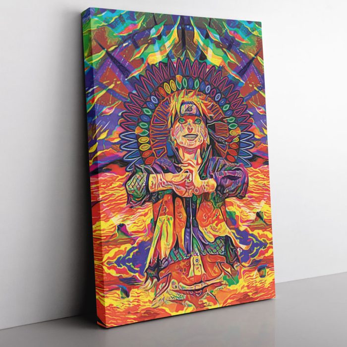 Trippy Naruto Canvas Print Wall Art - Image 1