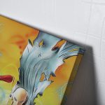 Trippy Power Saitama One Punch Man Canvas Print Wall Art - Image 3