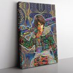 Trippy Squall Final Fantasy 8 Canvas Print Wall Art