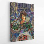 Trippy Squall Final Fantasy 8 Canvas Print Wall Art - Image 2