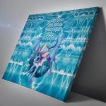 Vaporeon Deep Love Pokemon Canvas Print Wall Art - Image 2