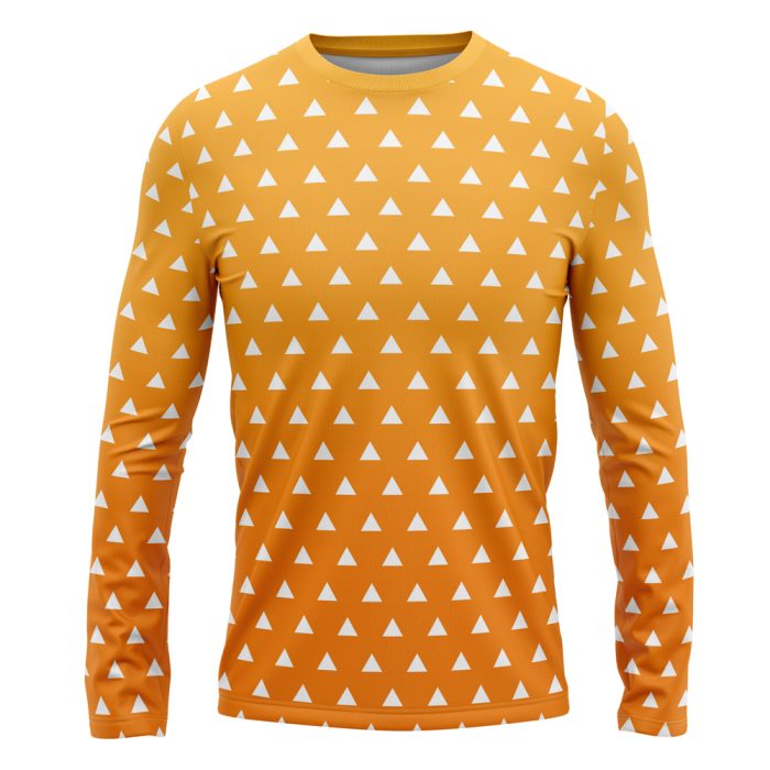 Zenitsu Agatsuma Demon Slayer Long Sleeve Shirt - Image 1