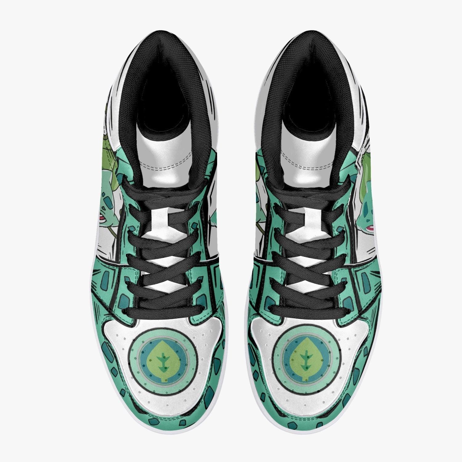 Bulbasaur Pokemon 2 Mid 1 Basketball Shoes - AnimeBape