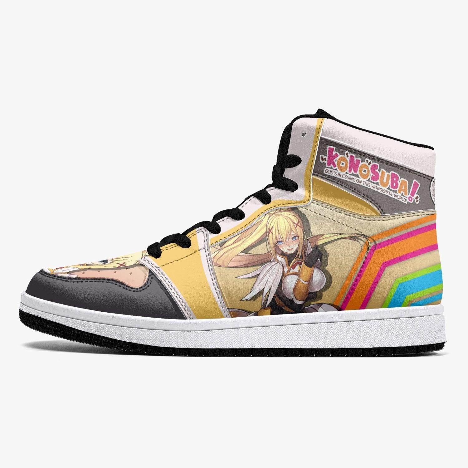 Darkness Konosuba Mid 1 Basketball Shoes - AnimeBape