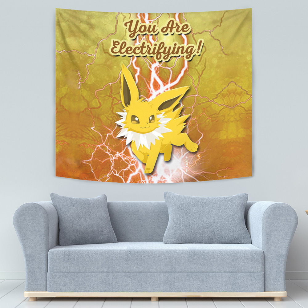 Wall Art Poku00e9mon Go WOVEN TAPESTRY HOODIE Pokemon Tapestry